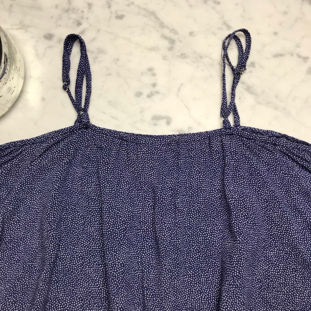 Alya Blue Cold Shoulder 3/4 Bell Seeve Blouse Top - Picture 8 of 8